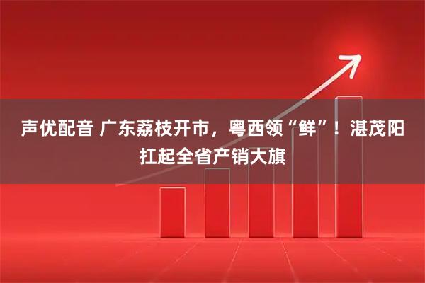 声优配音 广东荔枝开市，粤西领“鲜”！湛茂阳扛起全省产销大旗